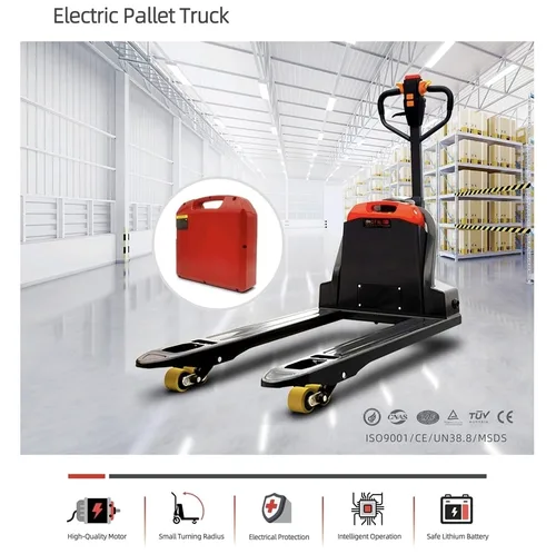 עגלת משטחים 2 טון סוללת ליתיום נשלפת